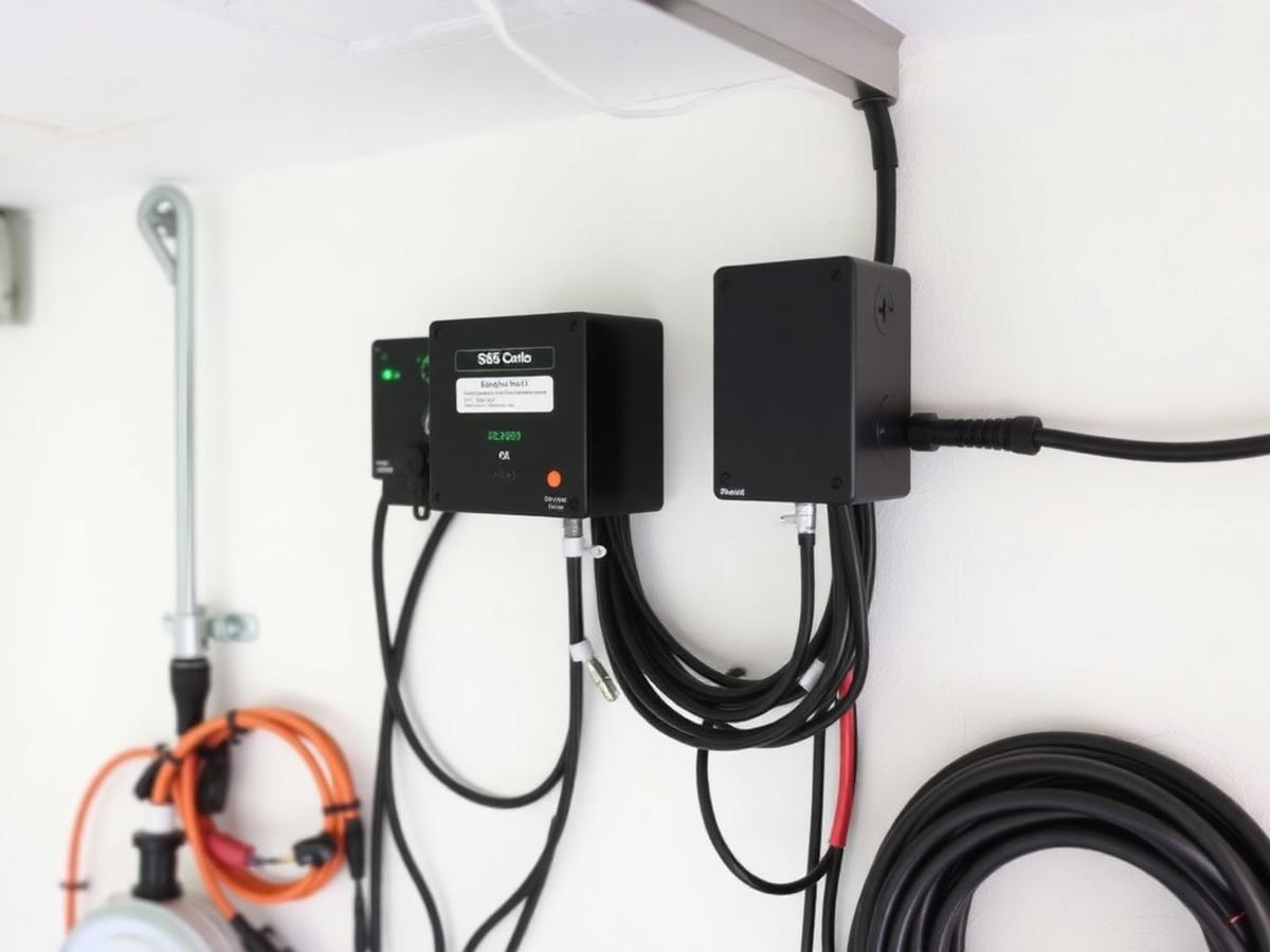 Alarm power backup installation